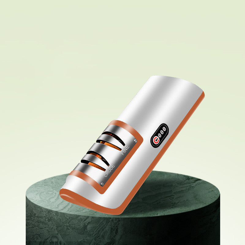 USB Rechargeable Electric Knife Sharpener Automatic Adjustable Kitchen Tool For Fast Sharpening
Ideal for: Knives, Scissors And Grinders Gadgets