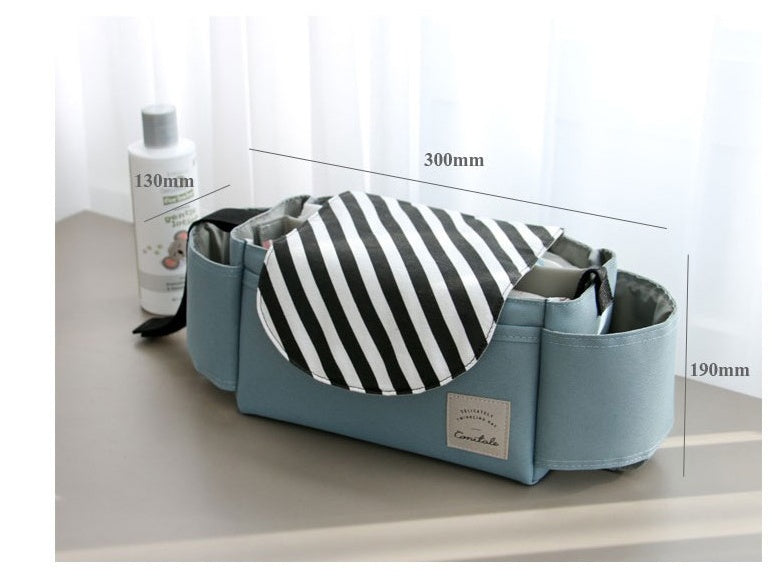 Versatile Bag Organizer for Strollers and Wheelchairs