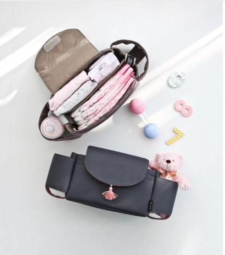 Versatile Bag Organizer for Strollers and Wheelchairs