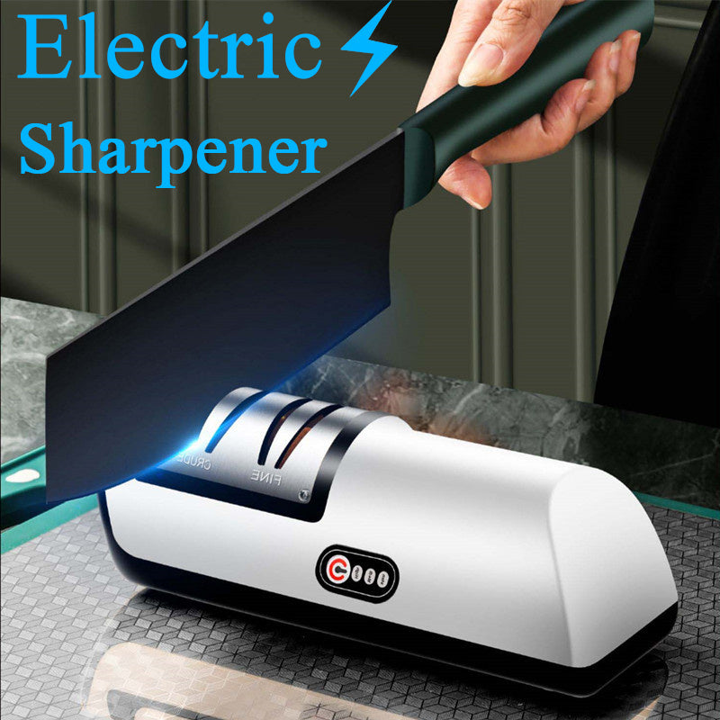 USB Rechargeable Electric Knife Sharpener Automatic Adjustable Kitchen Tool For Fast Sharpening
Ideal for: Knives, Scissors And Grinders Gadgets