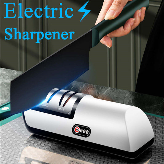 USB Rechargeable Electric Knife Sharpener Automatic Adjustable Kitchen Tool For Fast Sharpening
Ideal for:  Knives, Scissors And Grinders Gadgets